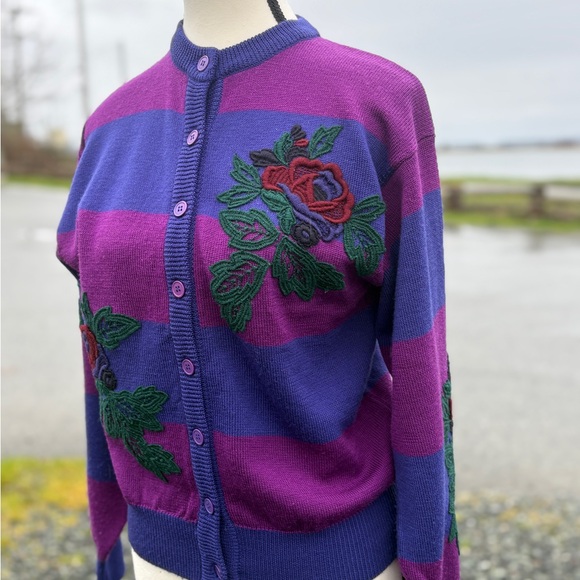 Joseph Ho Studio 100% Wool Cardigan - Picture 7 of 10